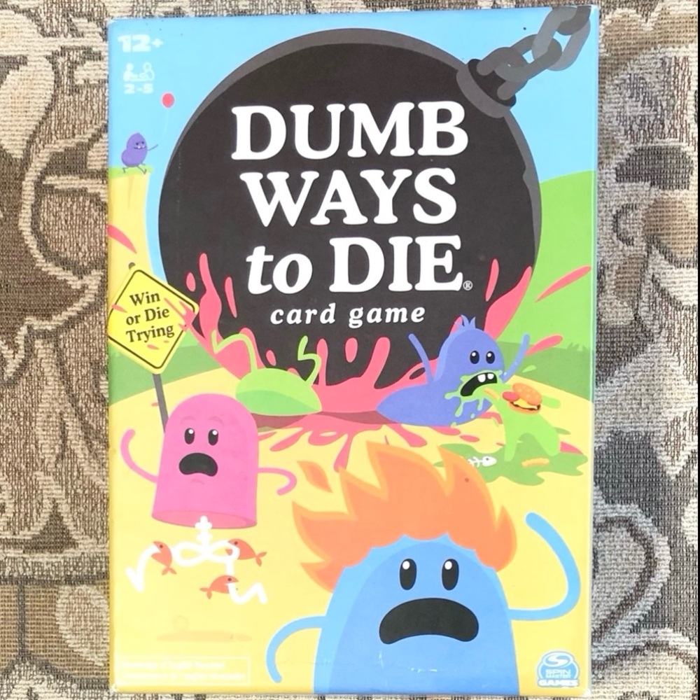 Dumb Ways to Die Card Game. Complete with Instructions.